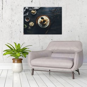 Obraz deseru na stole (70x50 cm)