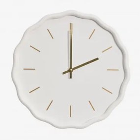 Zegar Ścienny Z Mdf Ø35 Cm Tovarx Biała - Sklum