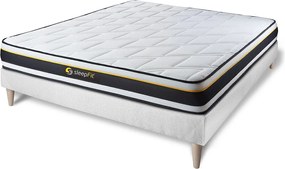 Materac SOFT 140 x 200 cm + zestaw podstawa lózka