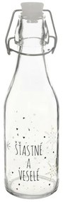 Orion Butelka z klipsem i zamknięciem Vločkabiała, 0,52 l, 520 ml