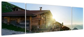 Obraz - Poranek w Alpach, Tyrol (170x50 cm)
