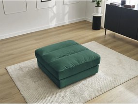 Zielony aksamitny podnóżek Sierra – Bobochic Paris