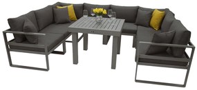 Aluminiowy zestaw obiadowy dla 8 osób TITANIUM