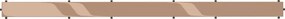 Mexen Flat M13 maskownica 2w1 do odpływu liniowego 80 cm, różowe złoto - 1619080