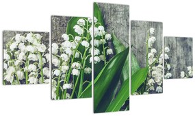Obraz konwalii (125x70 cm)