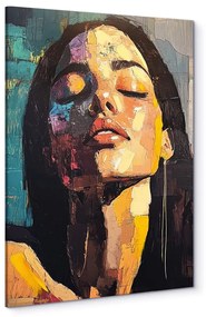 Obraz z ręcznie malowanymi elementami 70x100 cm Vivian – Styler