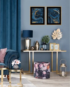 Obraz Abstract Blue&amp;Gold I 40 x 50cm