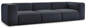 Ciemnoniebieska sofa 345 cm Zephyr – Bobochic Paris