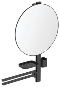 Lustro z półką/z wieszakiem ścienne ø 51 cm ALU+ – Ideal Standard