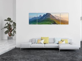 Obraz - Dolomity (170x50 cm)