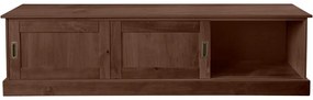 Brązowa szafka pod TV z litego drewna sosnowego 45x40 cm Harry – Støraa