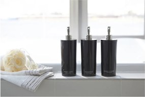 Czarny plastikowy dozownik do mydła 500 ml Round – YAMAZAKI