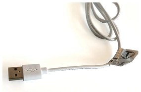 Biała lampa stołowa LED (wysokość 33 cm) Pogo – Tomasucci