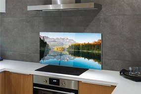Panel Szklany Jezioro w Niemieckich Alpach