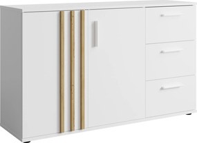 Komoda TECTONIC 119,8 cm do Salonu Sypialni Biały