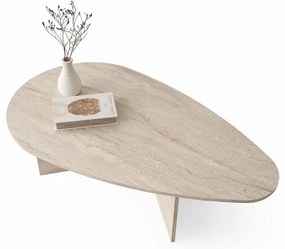 Stolik konferencyjny Flap Travertine