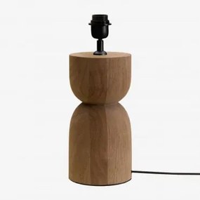 Podstawa Do Lampy Stołowej Diniz Drewno Mango & ↑30 Cm - Sklum