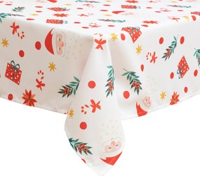 Plamoodporny obrus na stół, z motywem świątecznym
