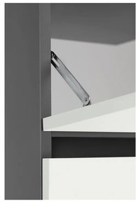 Biało-antracytowa szafka pod umywalkę 80x55 cm Wisla – Støraa