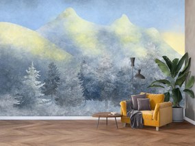 Fototapeta - Zimowy pejzaż (196x136 cm)