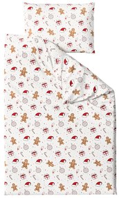 PrzytulneMieszkanie.pl PrzytulneMieszkanie.pl Bawełniana pościel GINGER JOY biała Rozmiar pościeli: 70 x 90 cm | 140 x 200 cm