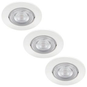 Philips - ZESTAW 3x LED Oprawa wpuszczana TARAGON LED/4,5W/230V 2700K