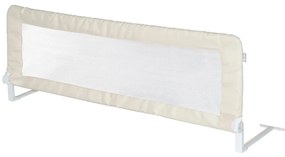Biało-beżowa barierka do łóżka 135 cm – Roba
