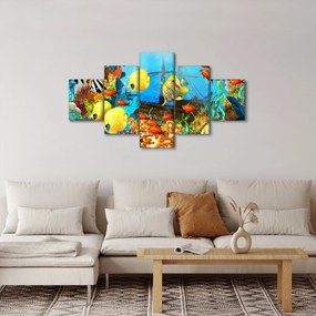 Obraz - Kolorowa rafa koralowa (125x70 cm)