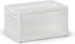 Duży składany regałowy pojemnik XXL 94 l, 660x400x358 mm, biały