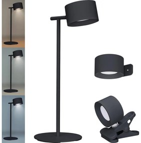 Solight WO68-B-LED 3w1 lampa LED 4W 2000mAh 3000/4000/6500K czarna