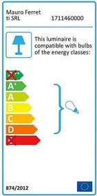 Żyrandol Glamy 7 świateł cm 81X30X74