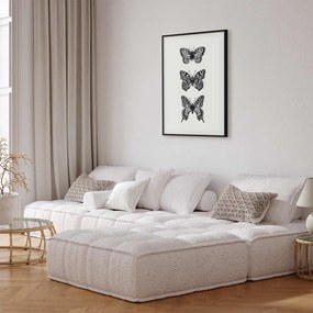 Plakat Trzy motyle 29,7x42 cm z ramą czarną bez marginesu ARTGEIST B