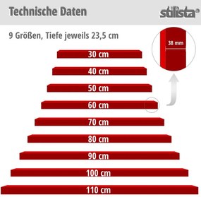 Półka ścienna Stylist Volato, 100 cm, różowa