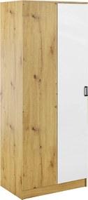 Szafa uchylna w kolorze dąb artisan + biały G1-E26