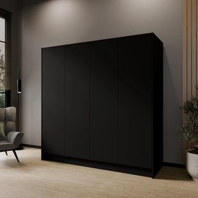Szafa VELAR - Czarny / 200 cm