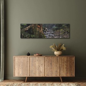 Obraz - W lesie (170x50 cm)