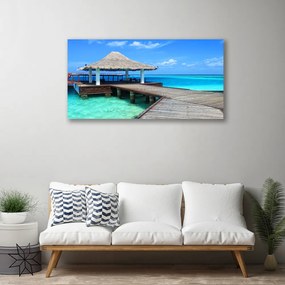 Obraz na płótnie Most nad Morską Głębią