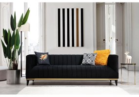 Czarna sofa 222 cm Bellino – Artie