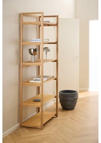 Regał w dekorze dębu w naturalnym kolorze 80x199x40 cm Ludza – Actona