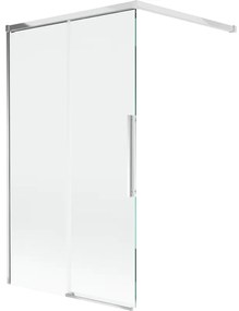 Mexen Rox parawan nawannowy 2-skrzydłowy rozsuwany 120 x 150 cm, transparent, chrom - 8C9-120-003-01-00