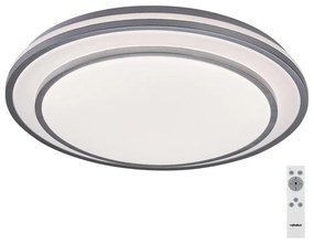 Rabalux 2131 - ściemnialna oprawa sufitowa LED LUPITA LED/40W/230V srebrna + z pilotem