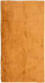 Dywan Futrzany Rudy 70x130 cm Włochaty Miękki Dekoracyjny Antypoślizgowy