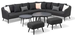 Melia LIKA-TEX® antracyt - luksusowy zestaw ogrodowy
