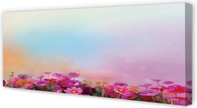 Zdjęcie na płótnie Kwiatki na Tle Nieba