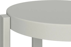 Jasnoszary stalowy hoker (wysokość siedziska 65 cm) Doon – noo.ma