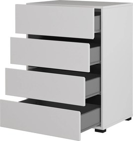 Komoda INCROCIO 59,7 cm do Salonu Sypialni Biały