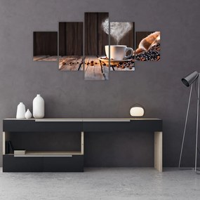Obraz - Czas na kawę (125x70 cm)