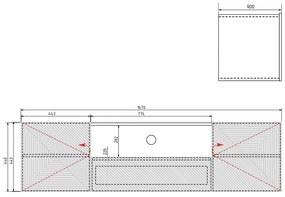 Szafka RTV z szufladą Asha 167 cm - biały mat