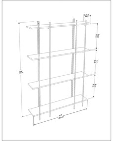 Zielony regał 160x180 cm Moss – Kalune Design