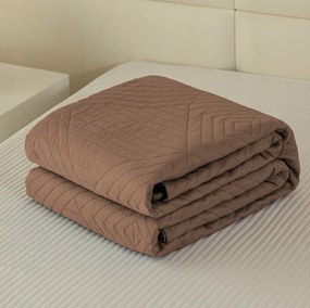 Narzuta na łóżko CALDERA, ciemny beżowy Rozmiar: 200 x 220 cm